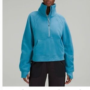 Lululemon scuba hoodie Blue Half-Zip